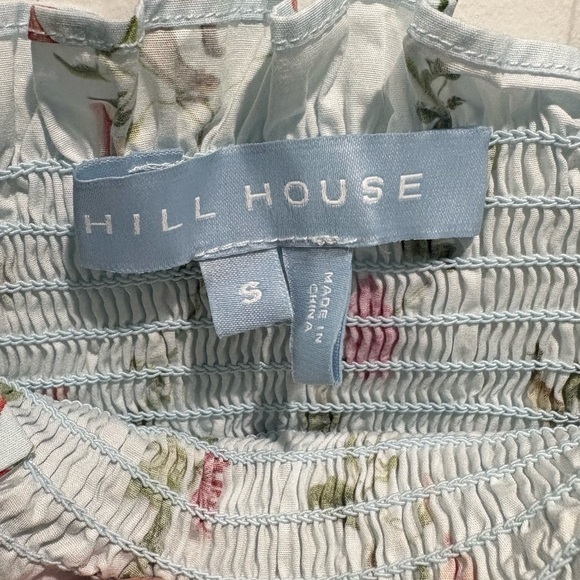 Hill House Home Elizabeth Nap Dress in Pond Floral Poplin - Picture 3 of 3